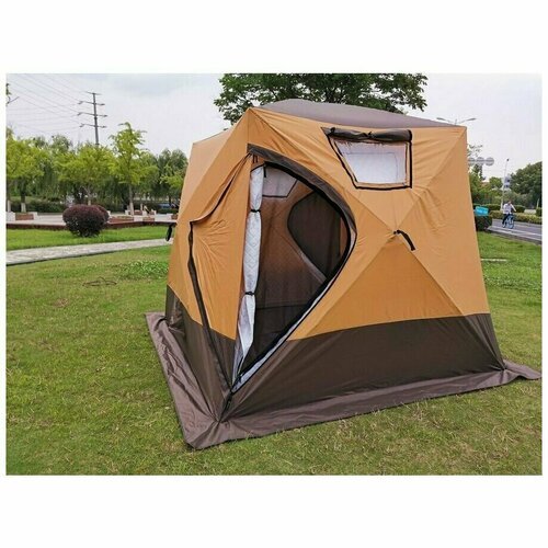 Зимняя палатка шатер /Мобильная баня 4-х слойная MIR-2019-1