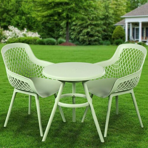 Мебель садовая Green Days, стол, 62.5х70 см, 2 кресла