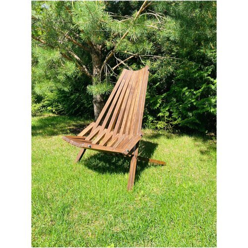 Садовое кресло Кентукки, 63x82x90, BrandWood, светло-коричневое, складное, до 120кг