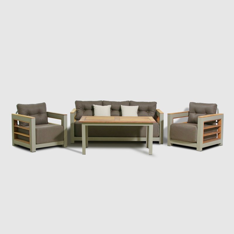 Комплект мебели Alora Garden LARIX диван + 2 кресла + столик