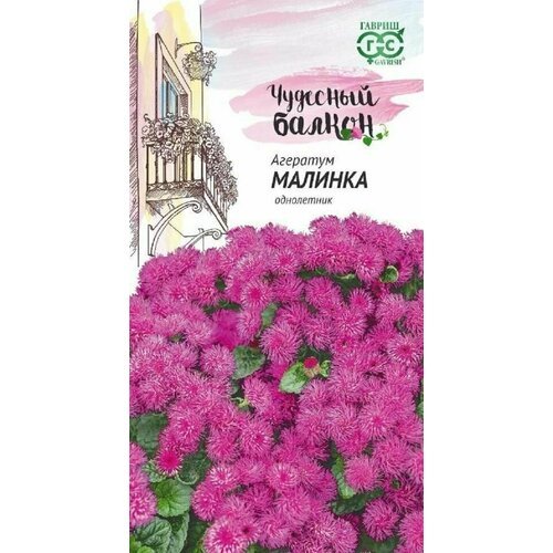 Семена Агератум Малинка / Гавриш / 0,05 гр