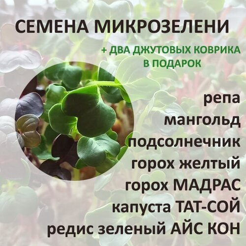 Набор семян микрозелени 6