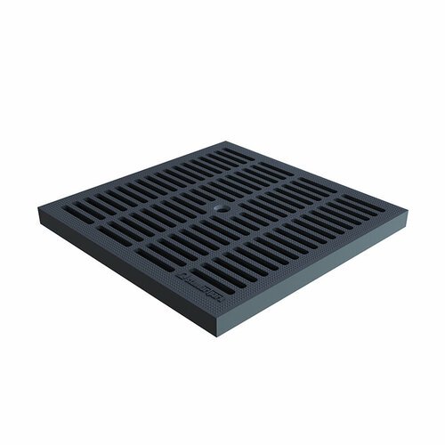 Стандартпарк Basic решетка для дождеприемника 280х280мм (ДхШ) ячеистая черная, пластик 3380-Ч