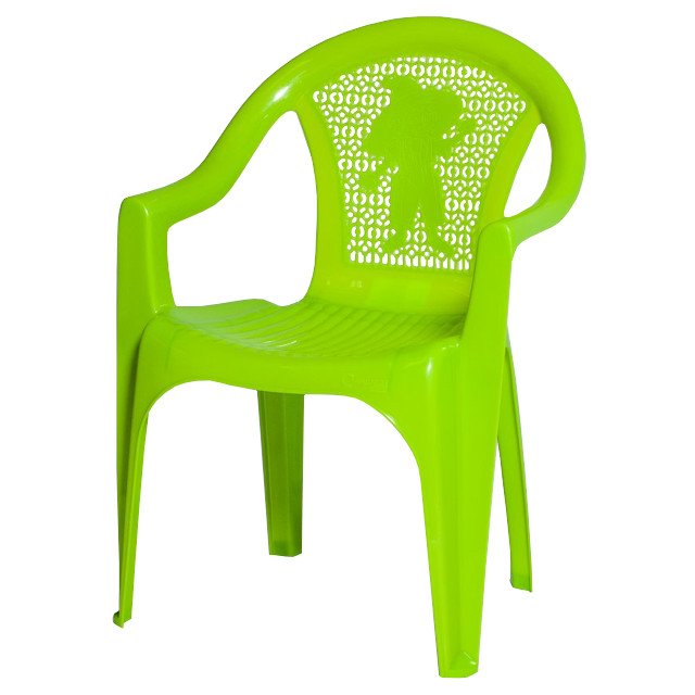 кресло детское 38х35х53,5см салатовое пластик