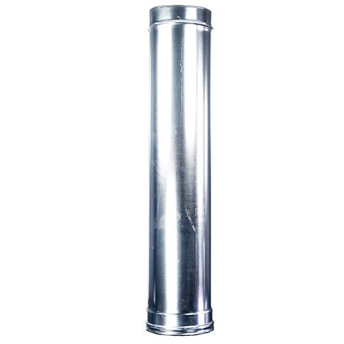 Дымоход труба 0,5 м оцинкованная сталь 0,5мм Металлик и Ко (160 мм)