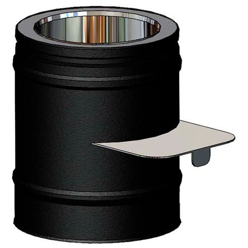 Дымоход Schiedel Permeter 25 Шибер (задвижка) (⌀ 130/180 мм)(Черный цвет)