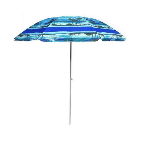 Зонт пляжный Greenhouse UM-T190-4/220-BG с наклоном, нейлон, стальная стойка, 220х220см