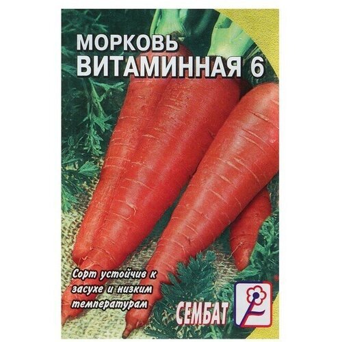 Семена Морковь 'Витаминная 6', 1 г .5 уп.