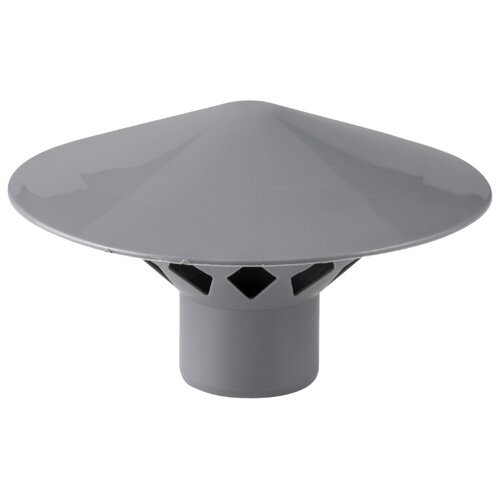 Зонт PP-H вентиляционный серый Дн 50 б/нап RTP (РосТурПласт) 11311