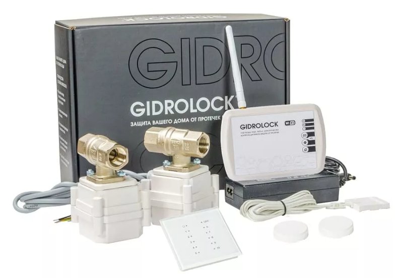 Комплект Gidrolock RADIO + WIFI 3/4