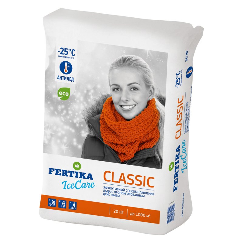 Реагент Фертика icecare classic -20с 20кг