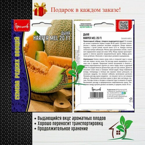 Дыня Harper Mel 20 F1 (2 упаковки)