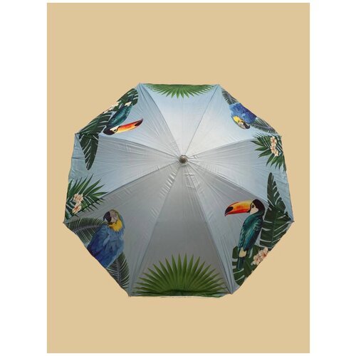 Зонт пляжный, с наклоном, d170cм, h190см, п, э170t, 8 спиц, чехол