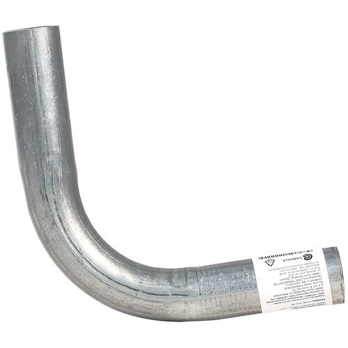 Труба с гибом d=40, угол 90 (алюминизированная сталь) EMP 40A90 TRIALLI