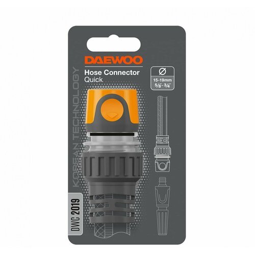 Коннектор для шланга Daewoo DWC 2019 15-19 мм (5/8'-3/4')