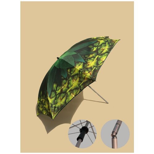 Зонт пляжный с наклоном, с чехлом, 200 см Ананас