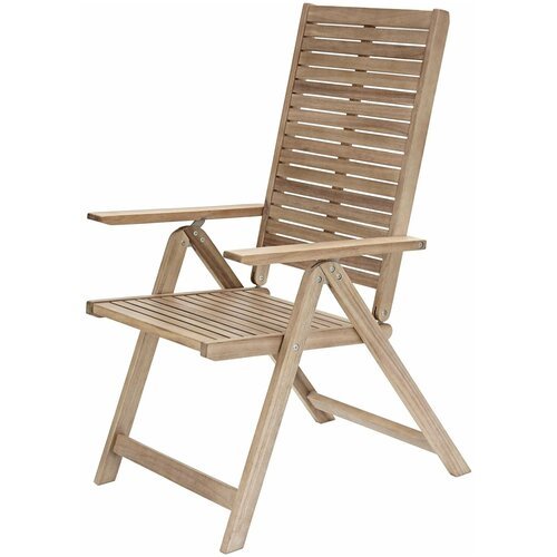 Кресло-шезлонг 109.5x59см выполнено из натурального, благородного и экологичного материала массива акации. Лаконичный дизайн отлично дополнит ландшафт
